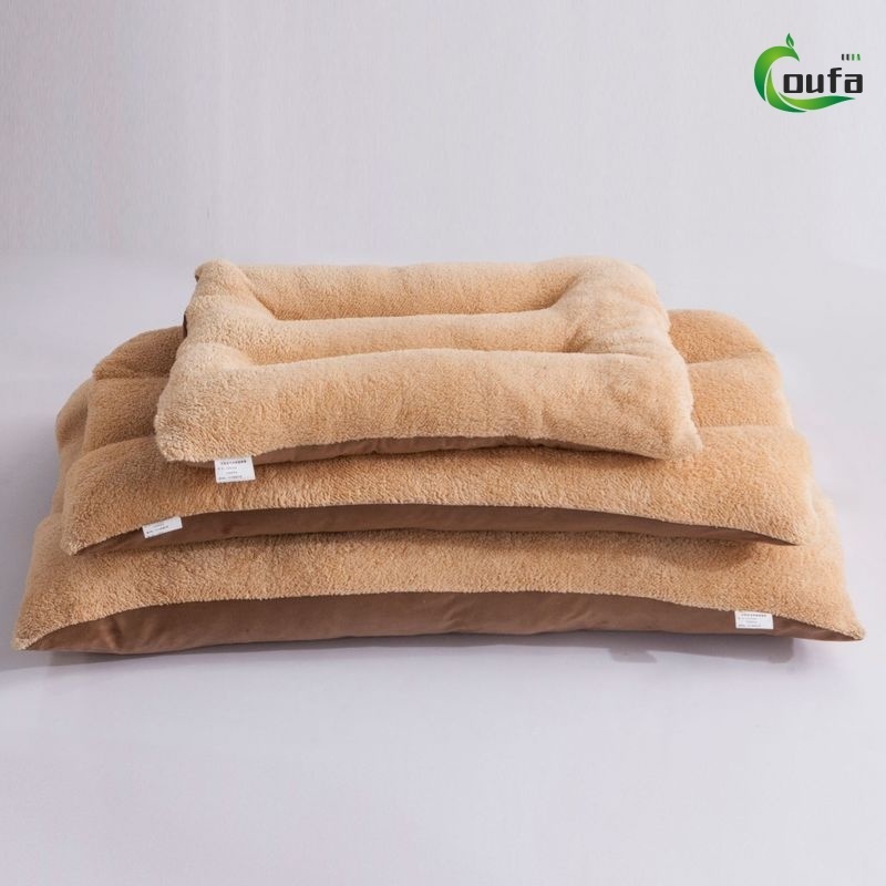 OUFA Super Soft Machine Washable And Non-Slip Pet Beds Round Warm Accessories Dog Luxury