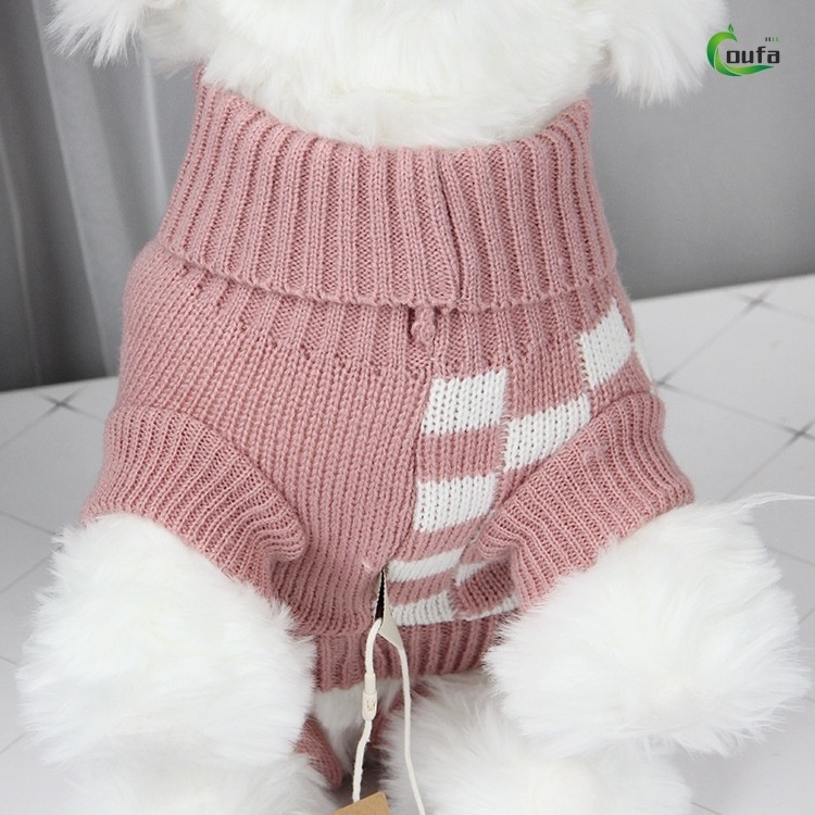 OUFA Pet Clothes Warm Sweater Than Teddy Bear Dog Clothes Autumn And Winter Cat Knit Sweater Base Shirt Wholesale