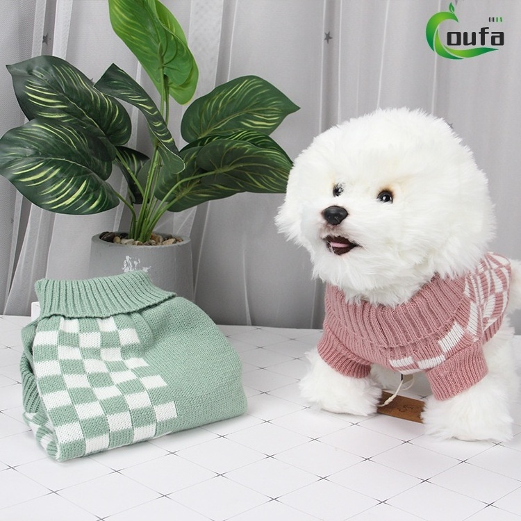 OUFA Pet Clothes Warm Sweater Than Teddy Bear Dog Clothes Autumn And Winter Cat Knit Sweater Base Shirt Wholesale