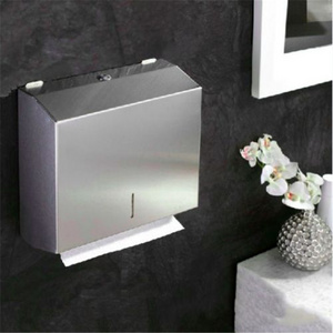 Hand Towel Stainless Steel Toilet Paper Holder Paper Towel Tissue Dispenser