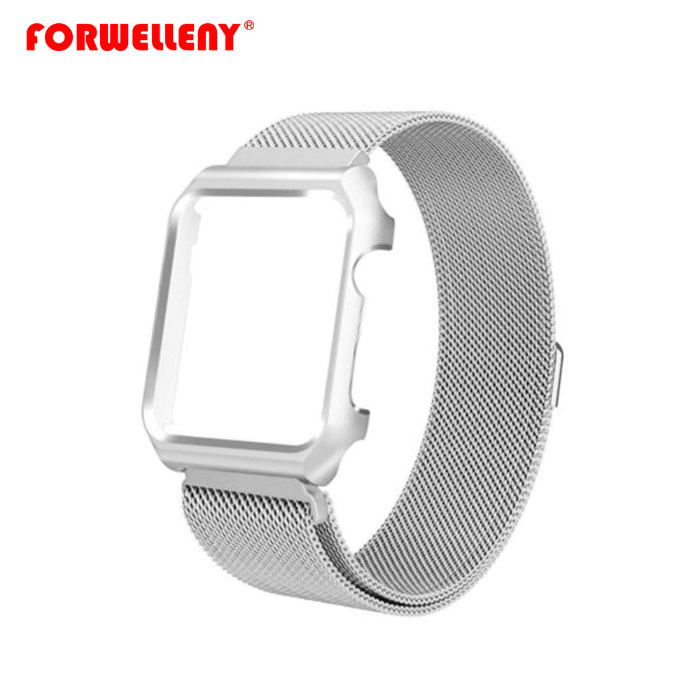 Case 44mm/40mm Stainless Steel Watch Wrist Bracelet Belt Milanese Loop Metal for Apple Watch Series4 Band Limited Edition FAB008