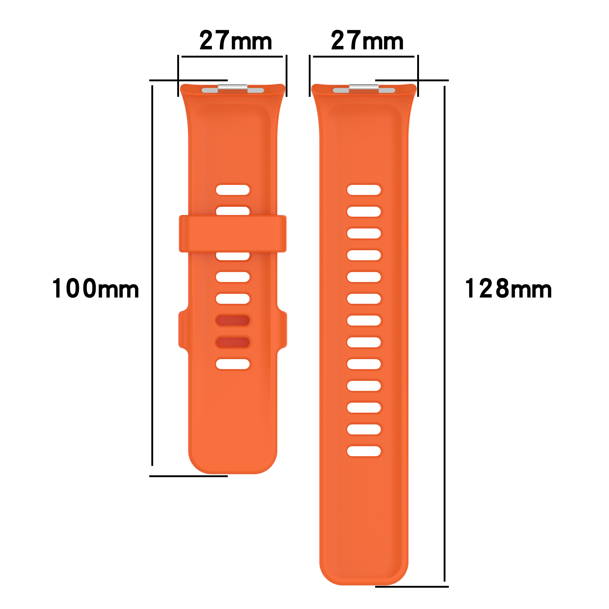 Custom brand your logo silicone bands  soft TPU rubber watch straps for redmi watch 4