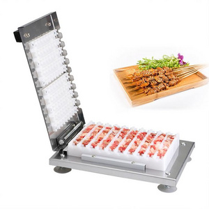 Stainless Steel shish kabob skewer making machine manual kebab skewer maker machine