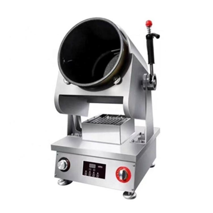 Gas Electric Stainless Steel Automatic Wok Cooking Machine Fry Fried Rice Machine Non-Stick Intelligent Cooking Robot Cooker