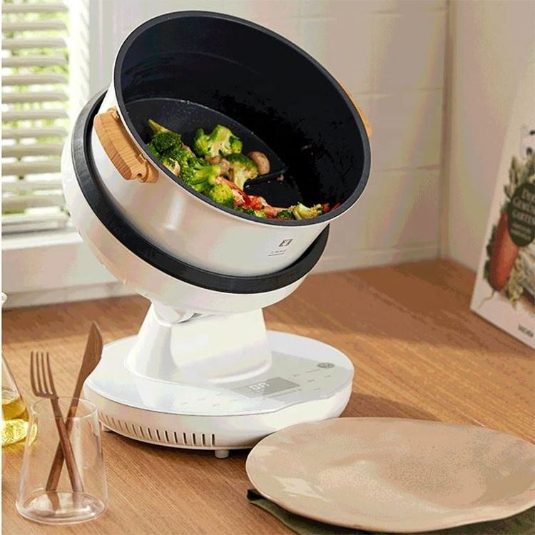 Multifunction Intelligent Electric Automatic Cooking Robot Stir Fry Machine Home Electrical Plugs Stir Fryer Robot Cooker