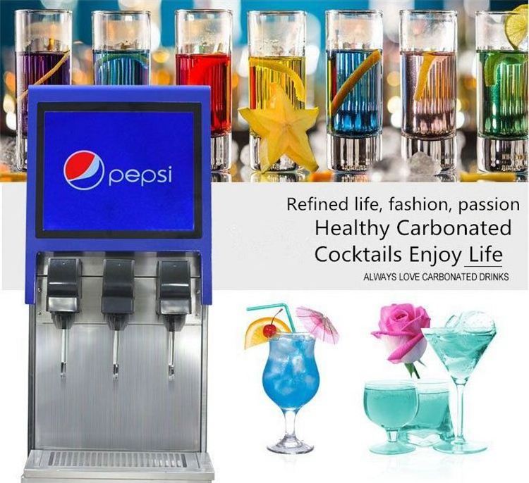 Cheapest Cold Drinks Making Fruit Juice Dispenser Frozen Carbonated Beverage Machine Cola Fountain Dispensing Machines