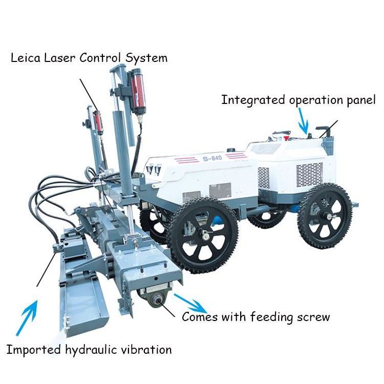 China high quality concrete laser screed machine concrete level screed