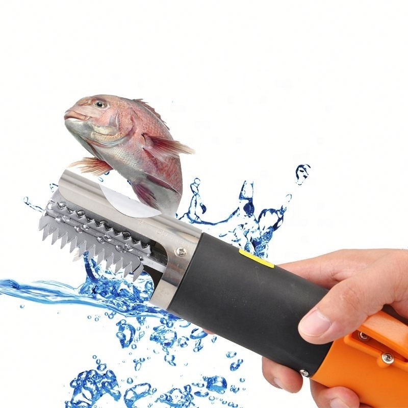 2023 Electric Fish Scaling Machine/Manual Scalers 56W Waterproof Scraper Clean Easy Scale for Fish Stripper Remover Cleaner Tool