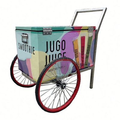 Commercial Cargo Tricycle 3 Wheel Electric Ice Cream Bike for Sale Pedal Assist Freezer Bicycle Popsicle Vending Cart