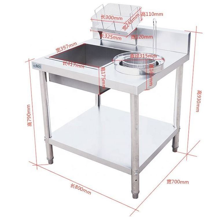 1M Chicken Wrapping Powder Table/KFC Breading Table Machine