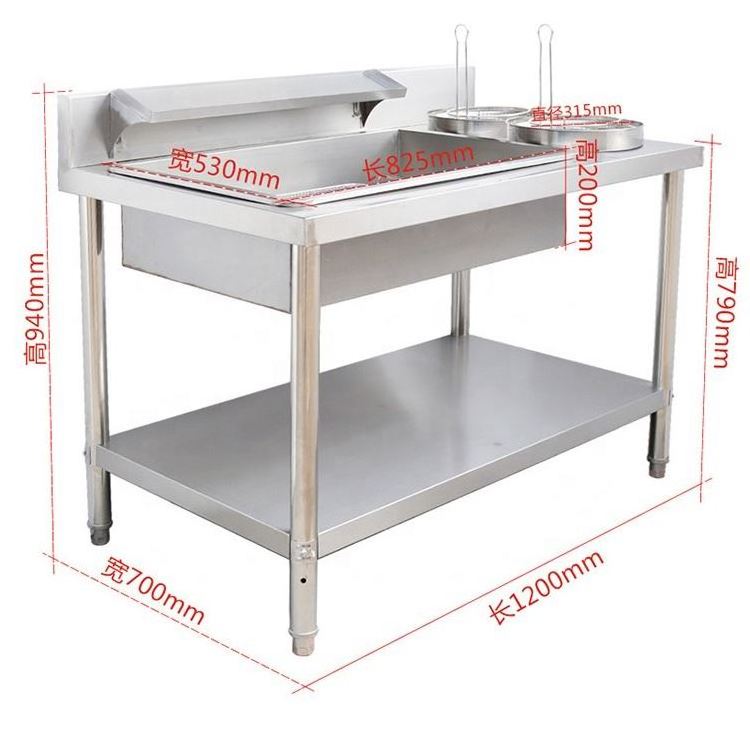 1M Chicken Wrapping Powder Table/KFC Breading Table Machine