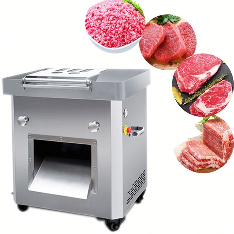 maquina automatic para cortar cubitos de carne meat cutting machine chicken cutter meat cube cutter food chopper