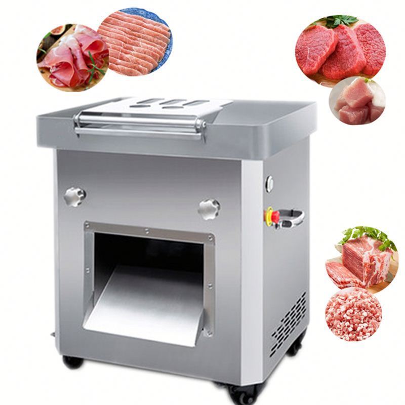 maquina automatic para cortar cubitos de carne meat cutting machine chicken cutter meat cube cutter food chopper