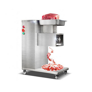 Commercial Meat Cutting Machine Automatic Fresh Salmon Slicing Machine Chicken Breast Fish Meat Slicer