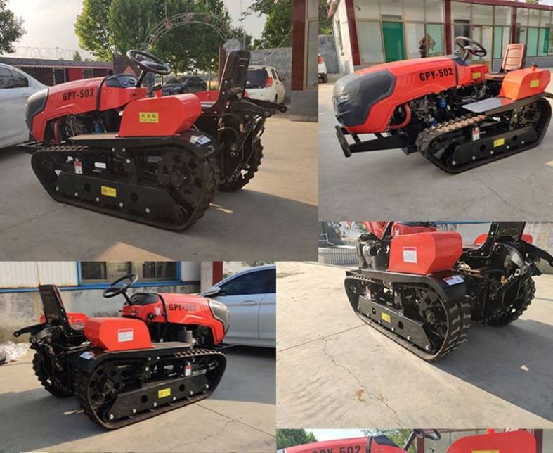 Factory Supply Cheap Tractor 50HP Mini Farm Farming Crawler Tractor For Sale