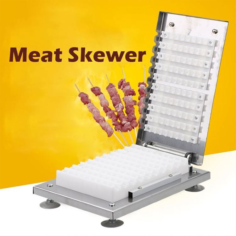 Stainless Steel shish kabob skewer making machine manual kebab skewer maker machine