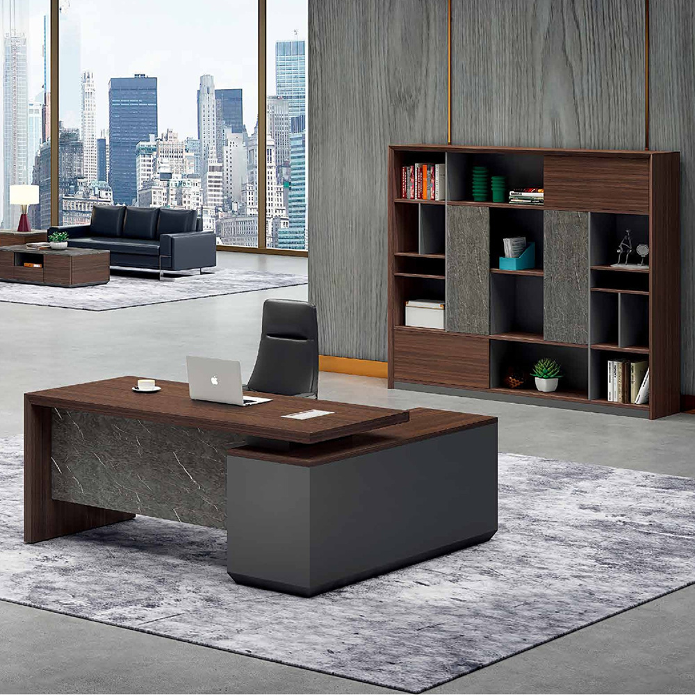 Recently Luxury Modern L Shape Director Manger Ceo Boss Office Furniture Solutions Table Set Executive Office Desk