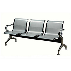 hot sales cheap stainless steel 3-seater waiting chair