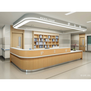 Good Quality Nurse Station for Hospital Furniture and Equipment Modern Design Hospital Reception Desk