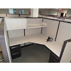 Modern office high partition modular cubicle call center workstation