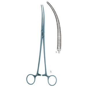 Surgical Instruments Sarot Hemostatic Vascular Angled Dissecting and Ligature Forceps Right Angle Groove Stainless Steel.