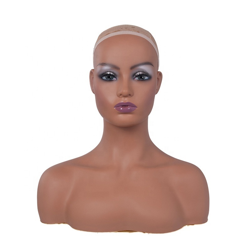 Stylish Mannequin Head for Showcasing Modern Hair Trends