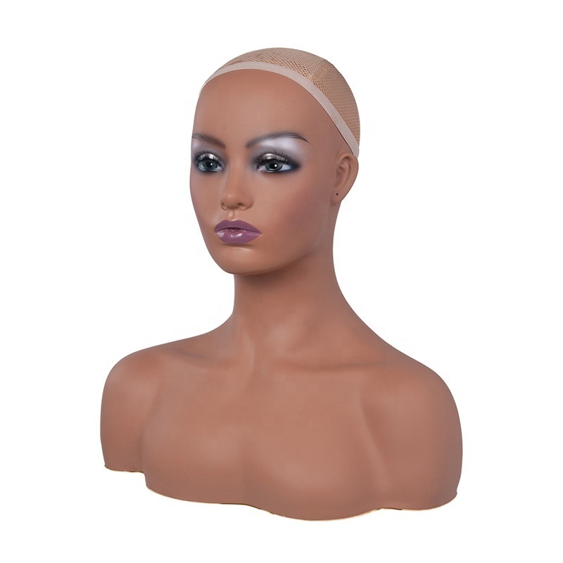 Stylish Mannequin Head for Showcasing Modern Hair Trends