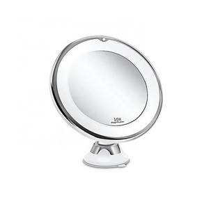 10X Magnifying Makeup Mirror With Lights, LED Lighted Portable Hand Cosmetic Magnification Light up Mirrors