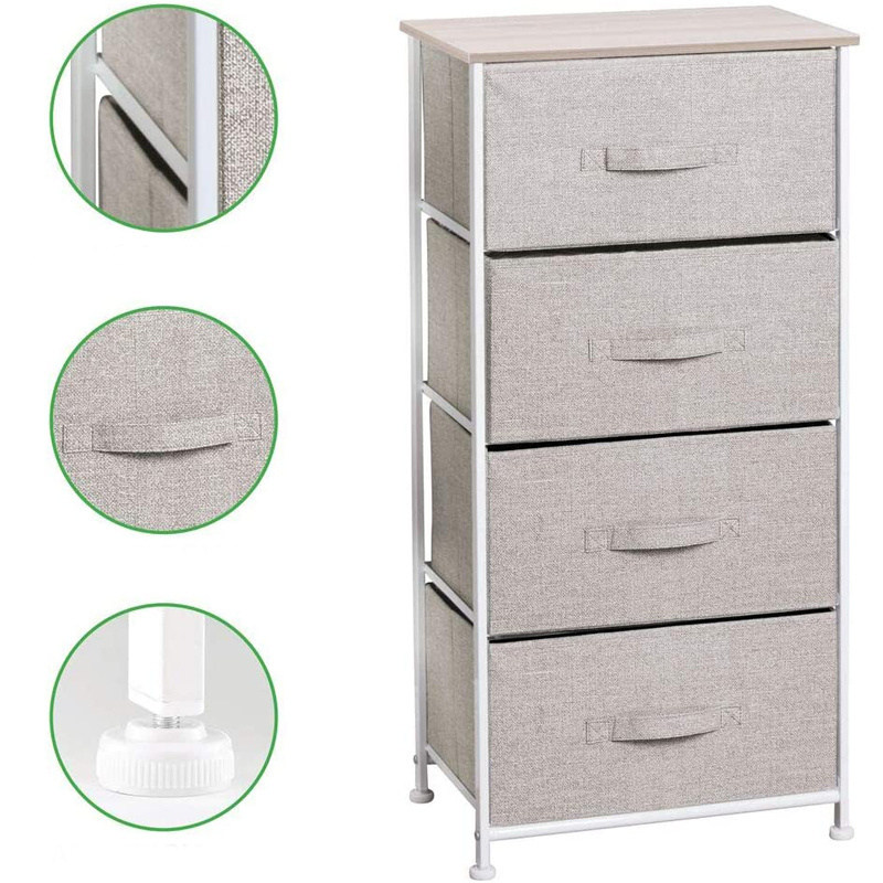 Fabric Storage Drawer Unit Storage Tower Organizer Fabric Chest of Drawers