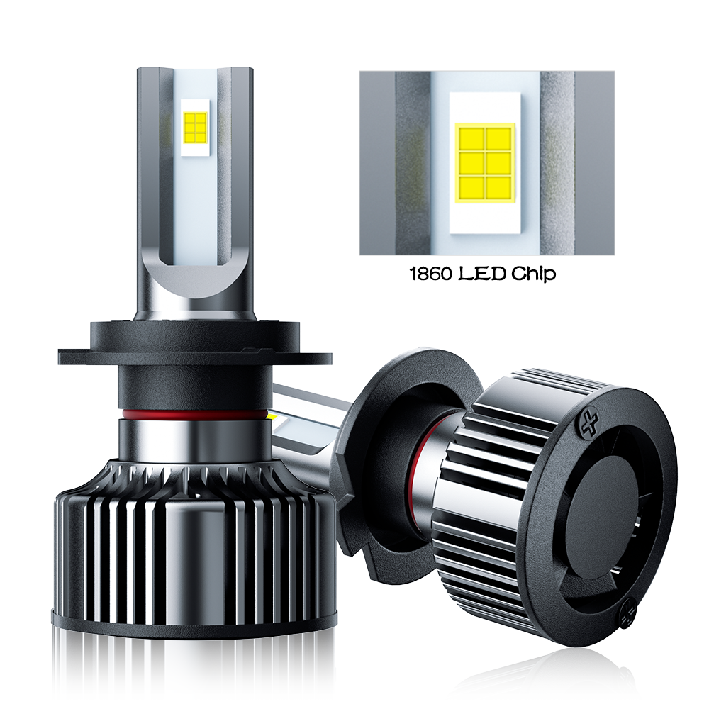 AURORA Patent Auto Light Factory 9005 9006 H7 H11 Car Led H4 Head light 60W 16000lm Led Headlight bulb