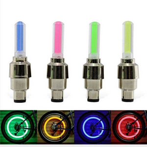 Plastic LED Motorcycle Wheel Light Waterproof Bicycle Led Flash Light Car Tyre Wheel Valve Cap Light