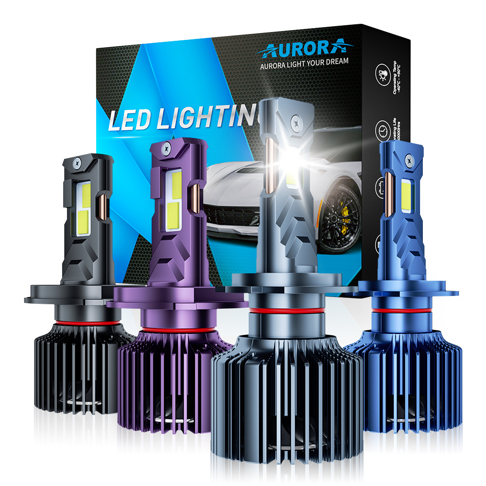 Aurora 100W h7 h1 h4 9005 led headlight bulb high power led headlights bulb for car