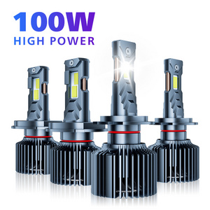 Aurora 100W h4 9005 led headlight bulb h7 h1 high power led headlights bulbs for car