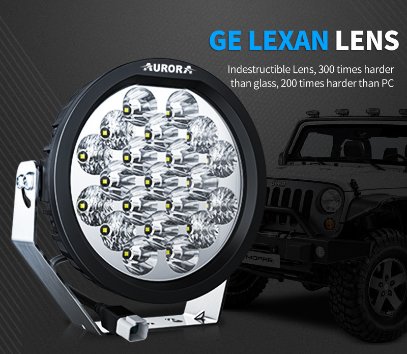 Off Road 4W 4X4 ATV SUV Spot Round light Headlight truck Work lamp led driving lights