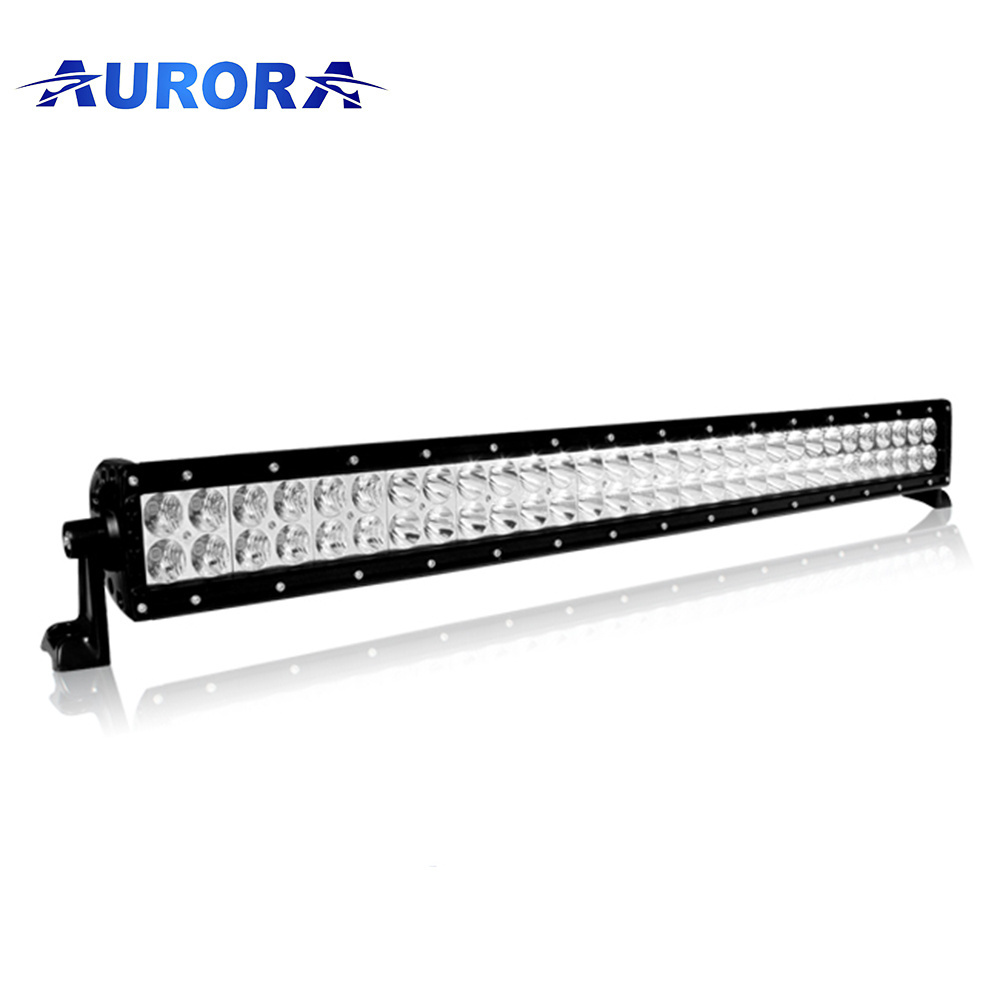 IP69K IP68 E-mark AURORA 30inch Dual Row LED light Bar 12V Off Road Car Led Light bar