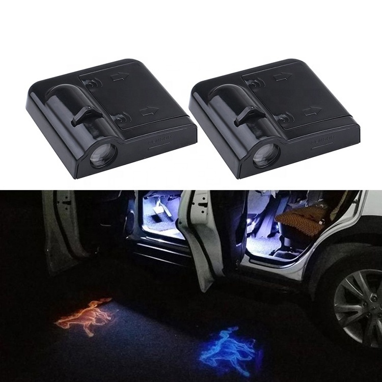 Wireless 3D Car Courtesy Door LED Ghost Shadow Laser Projector Lights Custom Logo Welcome Light Led Logo Car Door Light For Cars