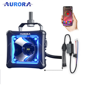 AURORA Patent New Arrival 2 3 inch Car RGB Flood Light 12V Led Work Light for Off road 4x4 ATV Truck Light Accessories