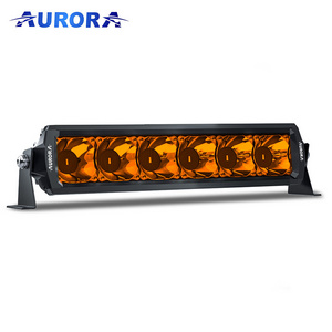 Aurora New 10 inch Dual Row Driving Light Bar 60W Bumper Screwless IP68 Waterproof Offroad Led Light Bar