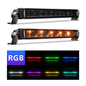 AURORA Newest RGB LED Light Bar offroad led light bars IP69K led bar light 4x4 atv utv