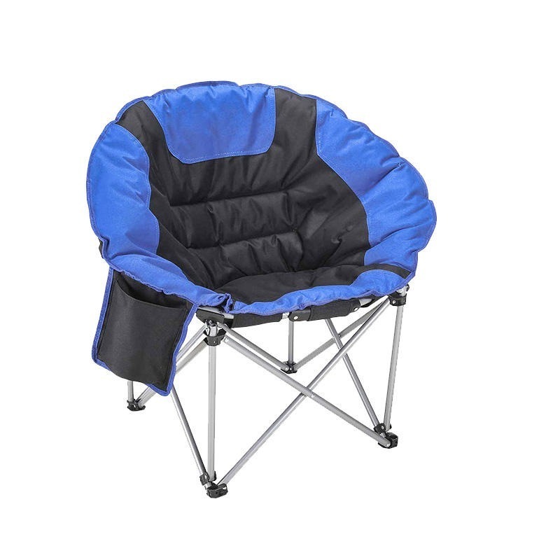 Heavy Duty Leisure Sofa Saucer Portable Folding Camping Rocking Moon Chair for Outdoor