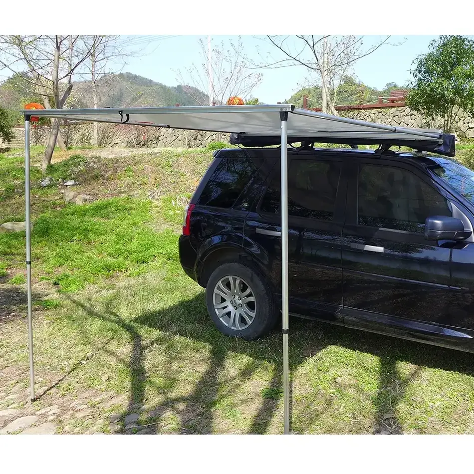 Double Waterproof Outdoor Sun Protection Awning Car Side Awning For Suv Car Side Canopy Tent