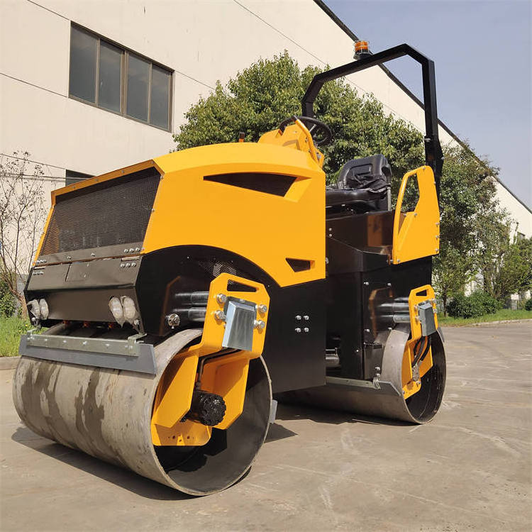 Used Construction Machinery New Walk Behind Vibration Road Roller Compactor 0 5 Ton Mini Road Roller