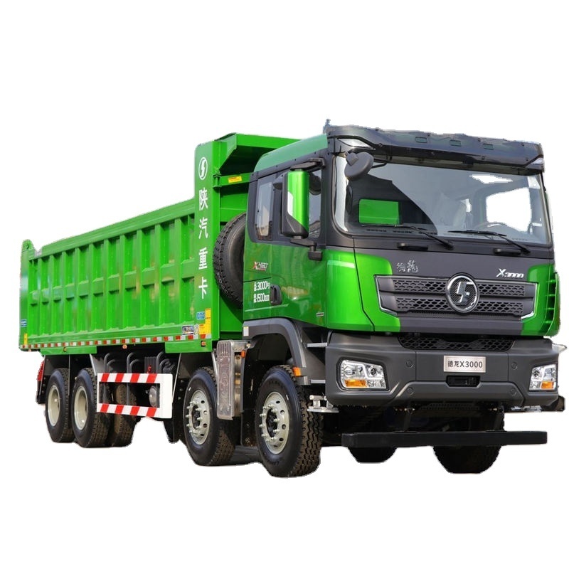 Second Hand Shacman X3000 460hp Dump Truck 8*4 12 Fast Automatic WEICHAI 2005 Trucks Izuses of 6 7 Tons Used Air Suspension Left