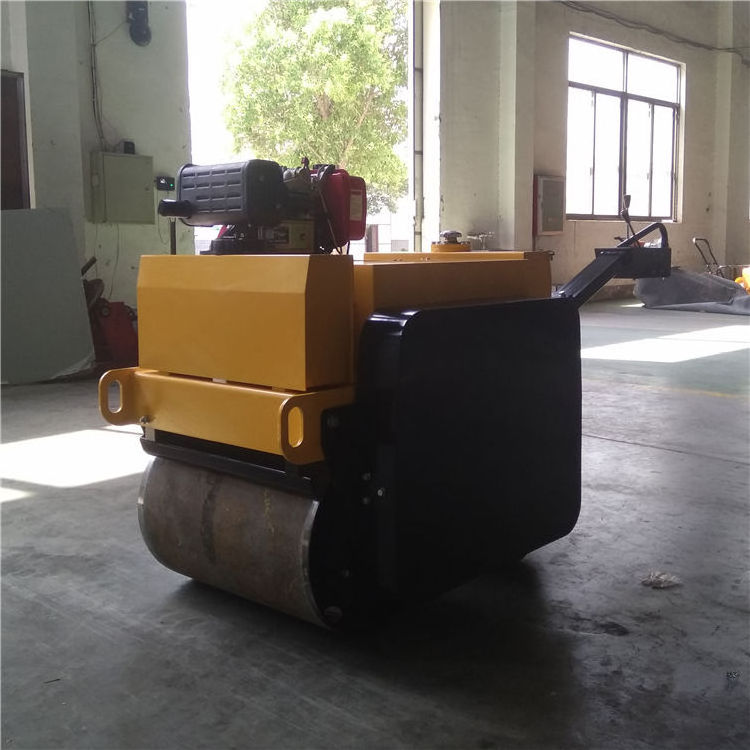 Used Construction Machinery New Walk Behind Vibration Road Roller Compactor 0 5 Ton Mini Road Roller