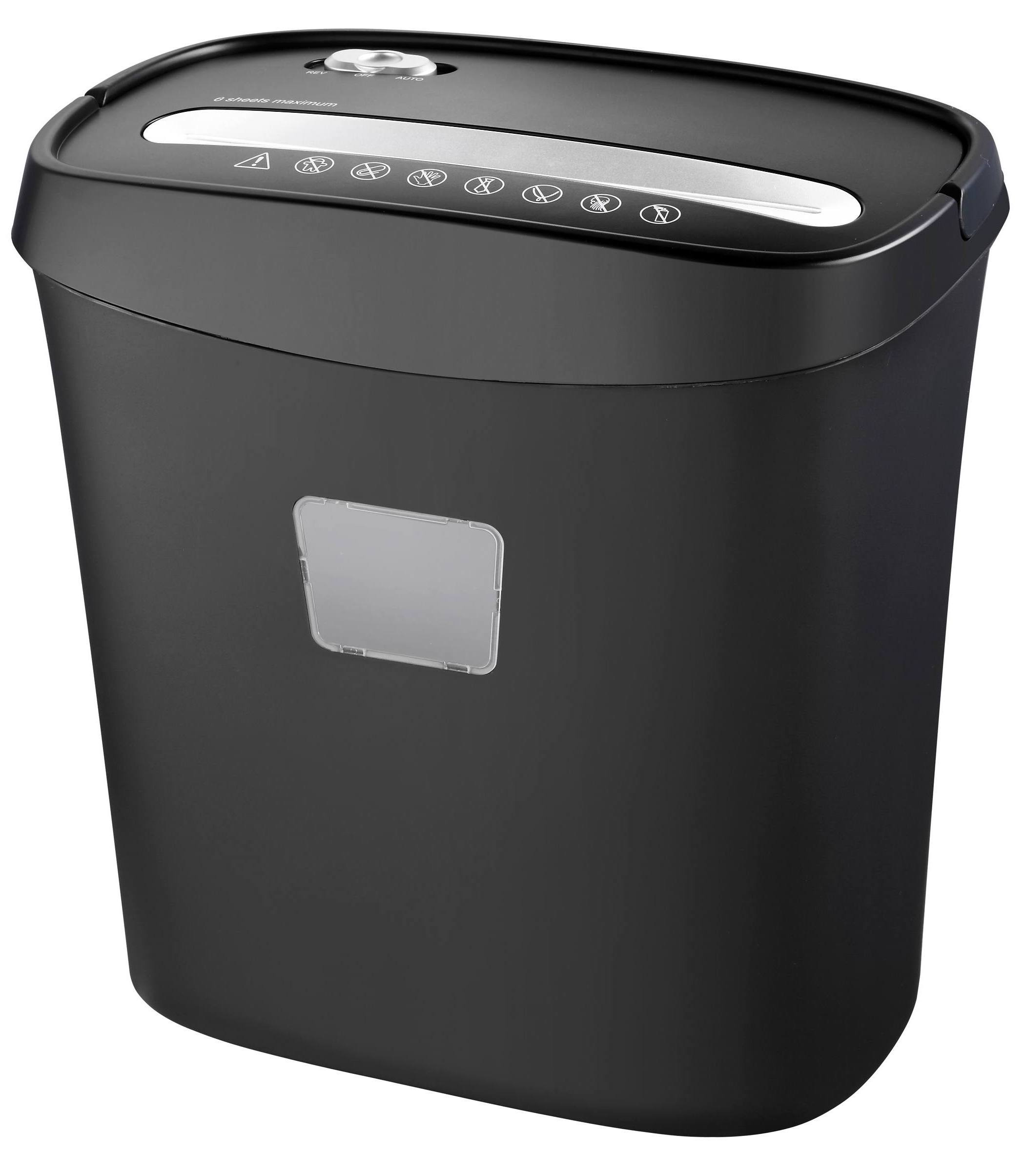 Paper Shredder 8-Sheet Cross-Cut Shredder With Us Patented Cutter Shreds Card/Staple/Clip Paper Shredder For Home