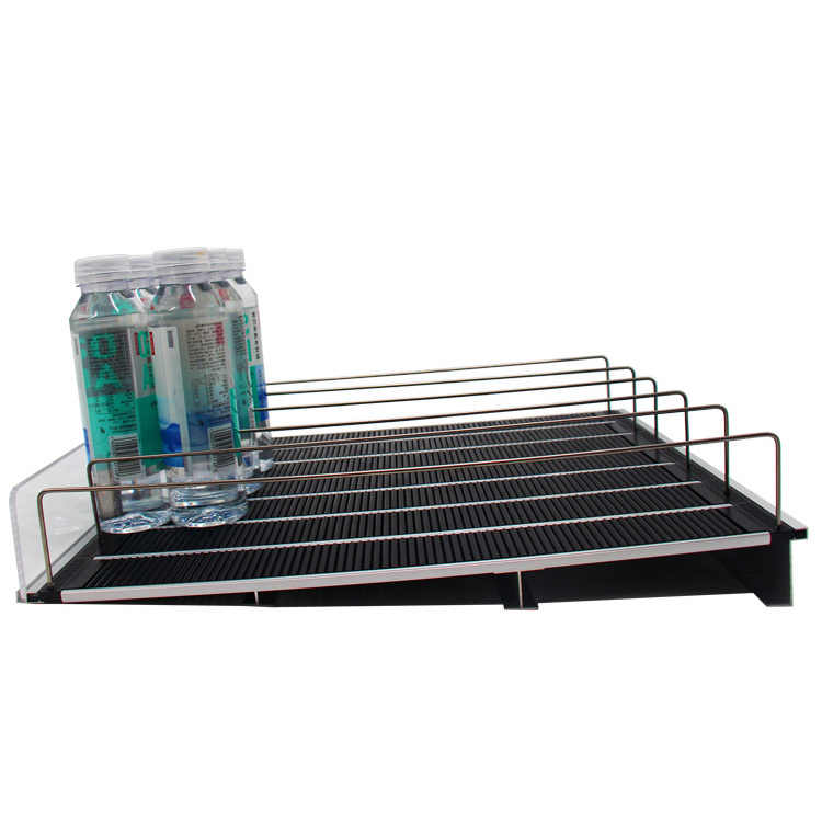 Wholesale Abs Supermarket Freezer Cooler Beverage Glides Gravity Feed Flex Roller Shelves