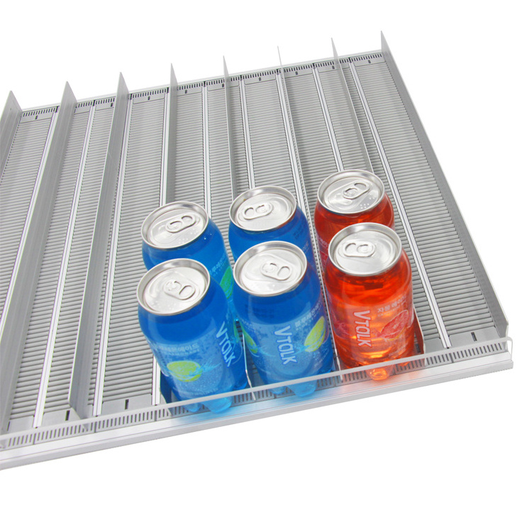 Supermarket Refrigerator Drink Shelf Roller Shelf Fridge