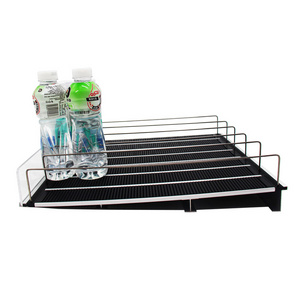 Top Quality Sliding Beverage Display Flex Roller Track Gravity Feed Roller Shelf