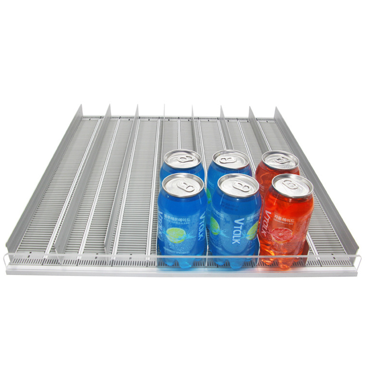 Supermarket Refrigerator Drink Shelf Roller Shelf Fridge