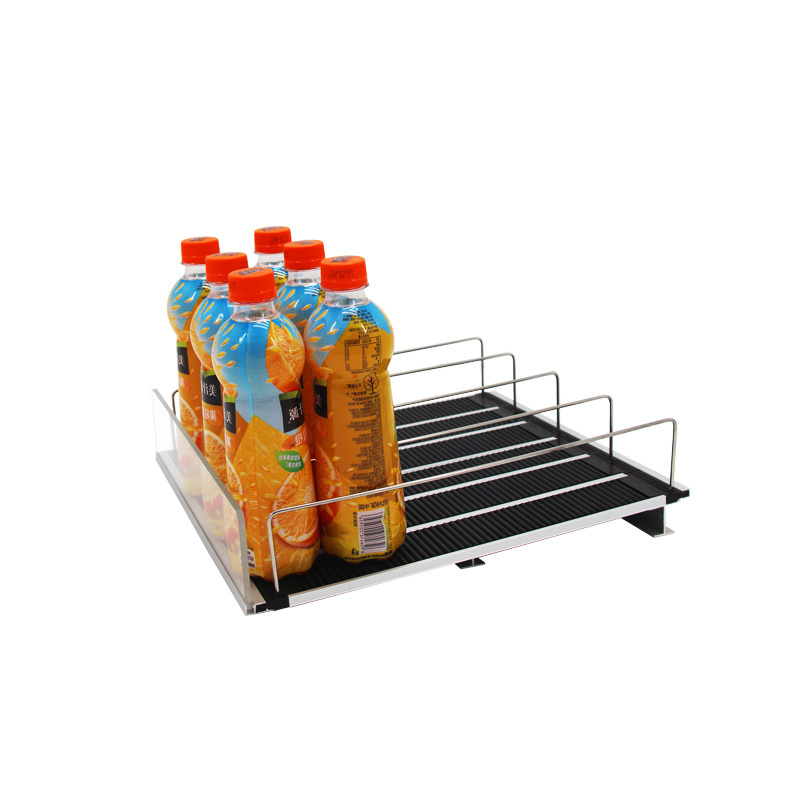 Custom Size Refrigerator Equipment Flex Roller Track Gravity Feed Roller Shelf System